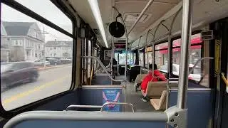 MBTA Neoplan Trolley Bus 4126 on Route 73