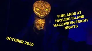 HAYLING ISLAND FUNLAND  Halloween Fright Nights 2020 (warning contains strobe lighting)