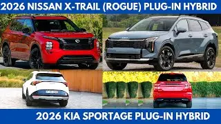 Exterior Differences the New Nissan X-trail (Rogue) Vs Kia Sportage Two Plug-In Hybrid 2026