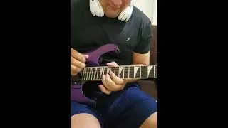 jogando nota fora (throwing note away) #guitar #treino #solo