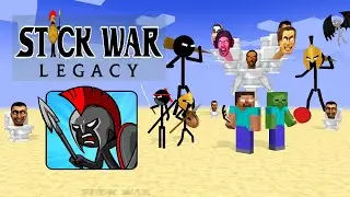 Monster School : ALL SEASON SKIBIDI TOILET VS STICK WAR LEGACY - Minecraft Animation