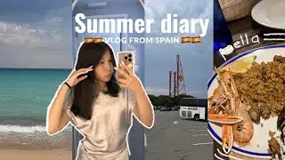 summer diary 🇪🇸 : влог из испании // море , аттракционы, майами плайя , таррагона , port adventura