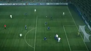 Супер, гол через себя в PES 2010