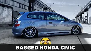Bagged Honda Civic
