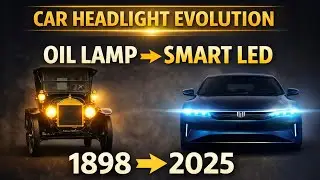 The First Car Headlamps to Smart LED | Car Headlight Evolution 1898-2025