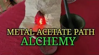 The Metal Acetate Path of Alchemy - Trituration - Video Series Youtube