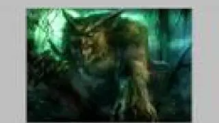 Speed Painting Werewolf Lurking