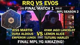 🔴 LIVE RRQ VS EVOS  Game 1 Grand Final MPL Season 2   Mobile legend 2018 Hari Kedua