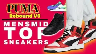 &laquo;Раскрытие стиля и комфорта: полный обзор мужских кроссовок Puma Rebound V6 средней высоты!&raquo;