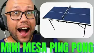 MINI PING PONG TABLE PLAY ANYWHERE! Klopf Portable Table with Net! 🏓