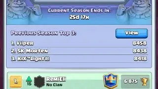TOP 1 WITH MINER MAGIC ARCHER - Clash Royale
