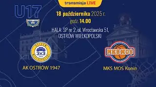 AK OSTRÓW 1947 -   MKS MOS Konin  U17  - 18.10.2025