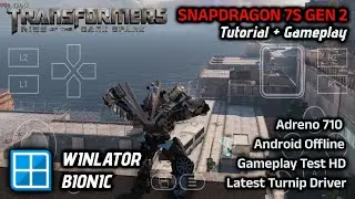 Transformers: Rise of the Dark Spark on Android | Winlator Bionic Full Tutorial + Gameplay Test