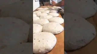 Satisfying Fresh Bread | Crispy & Fluffy Homemade Barbari 🥖✨ #Shorts #food #cooking  #shortvideo