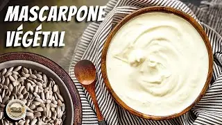 MASCARPONE VEGETAL DE GRAINES DE TOURNESOL ET SESAME, SANS LACTOSE #MascarponeVégétal #SansLactose