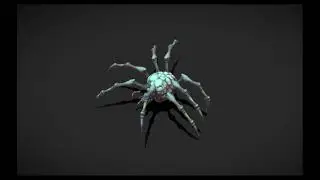 Fantasy creature Battle Spider02