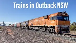Trains in Outback and Central West NSW