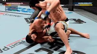 Islam Makhachev Knockout!!(UFC 5 Online Ranked)