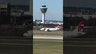 TAP A320 Neo #views #airplane #aircraft #aviation #a320 #tap #portugal #fyp #avgeek #airport