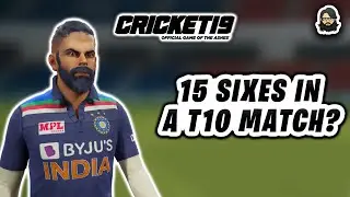 Can I Hit 15 Sixes 6️⃣ In A T10 Match? &bull; Cricket 19 ❤️ &bull; Anmol Juneja