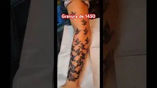 Gravura do Artista MC Escher #mcescher #arte #tattoo #gravura #art #tatuagem #jbjeffersonbastos