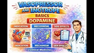 Vasopressor And Inotrope Basics - Dopamine | Clinical Medicine