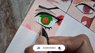 Daki #anime #eyes #animeeyes #easyeasyarts #video 