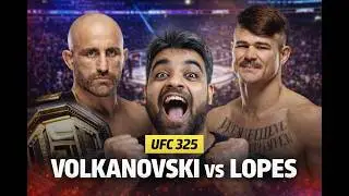 UFC 325 VLOKANOVSKI VS LOPES 2 | LIVE UFC WATCHALONG |#ufc325 #alexandervolkanovski #mma