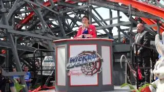 Six Flags New England Wicked Cyclone Opening Ceremony