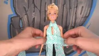 How to Make, Barbie Doll Clothes, Scarf Top❤️😘