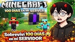 🙀😎PASANDO 100 DIAS EN MI SERVER DE MINECRAFT #2 #minecraft #minecraftsurvivalseries100days