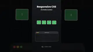 Good bye to css media queries, responsive websites with this tip - #frontend #css #webdevelopment
