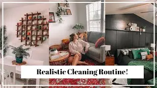 Realistic and Doable Weekly Cleaning Routine while Working Full Time! 2022 | Corie Mac