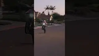 Wheelie progress. #wheelie #emotorcycle #emoto