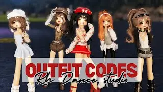 OUTFIT CODES! || RH DANCE STUDIO || 15 Outfits included.|| Leahs diary