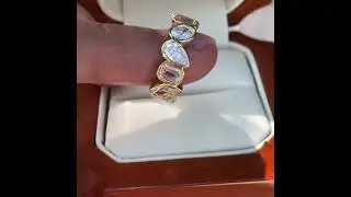 Multi Stone Ring #diamond #engagementdaimondring #diamondring #jewelry #diamondladiesring #ring