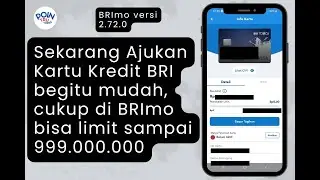 Pengajuan kartu kredit BRI cuku di BRImo langsung approve