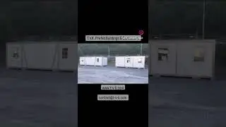 Double 3x9 m B&uuml;ro Container / M&uuml;hlacker