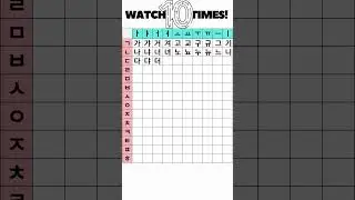 #KOREANCONANT #KOREANVOWEL #korealettering #koreancommunity  #koreanstudy  #learnkoreanlanguage