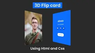 How to Make A 3d Flip Card With Html and Css