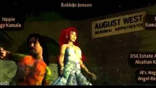 Von Johin Performing Jokerman at DarkStar, Second Life