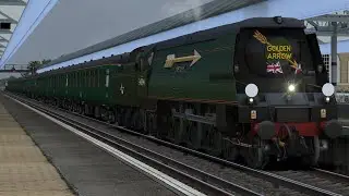 The Golden Arrow with 34094 'Mortehoe', 37508 and 37422 'Robert F. Fairlie' - April 25th 2024
