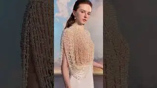 21SIX - Celine Pearl mixed Luxury Taffeta dress