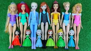 Elsa Doll Dress Transformation ~ DIY Miniature Ideas for Barbie~ Wig, Dress, Faceup, and More! Dolls