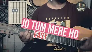 Jo Tum Mere Ho - Anuv Jain | Easy Acoustic Guitar Chords Tutorial for Beginners