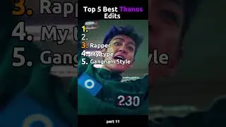 Top 5 Best Thanos Edits (Part 11) | Squid Game 2 #thanos #squidgame2 #edit