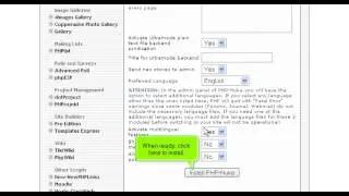 How to install php-Nuke from Fantastico