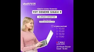YDT Deneme Sınavı-9 Çözümleri