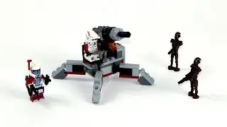 Lego Star Wars 9488 Elite Clone Trooper & Commando Droid Battle Pack Speed Build And Review