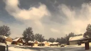 20140303 - Snow Clouds Time Lapse